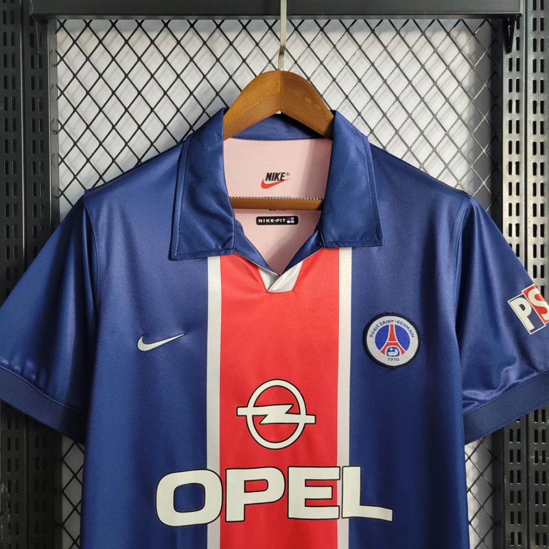 Camisa PSG Retrô 1998 Azul e Vermelha - Nike