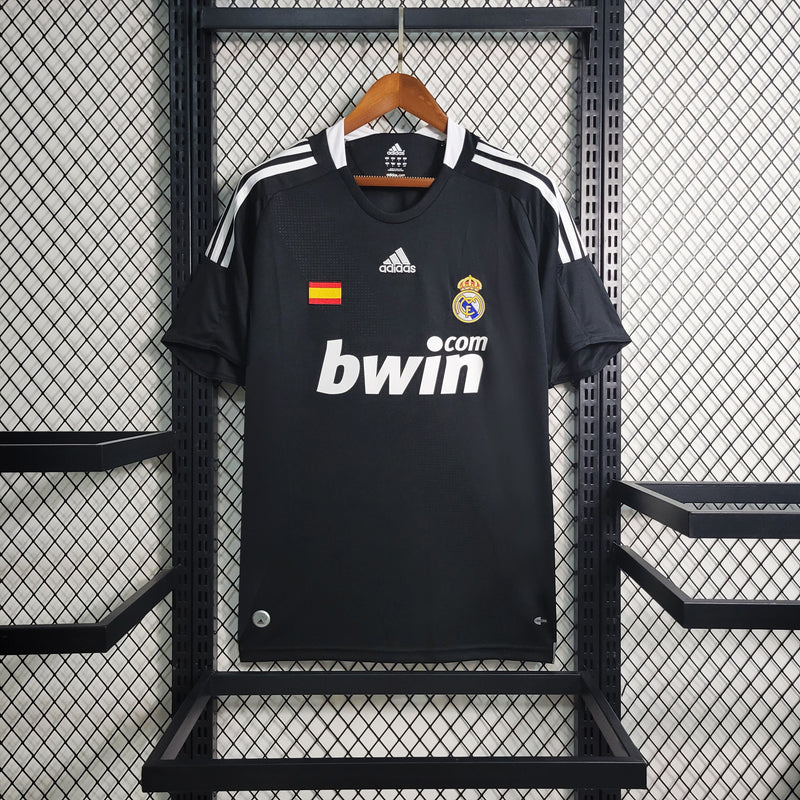 Camisa Real Madrid Retrô 2008/2009 Adidas - Preta