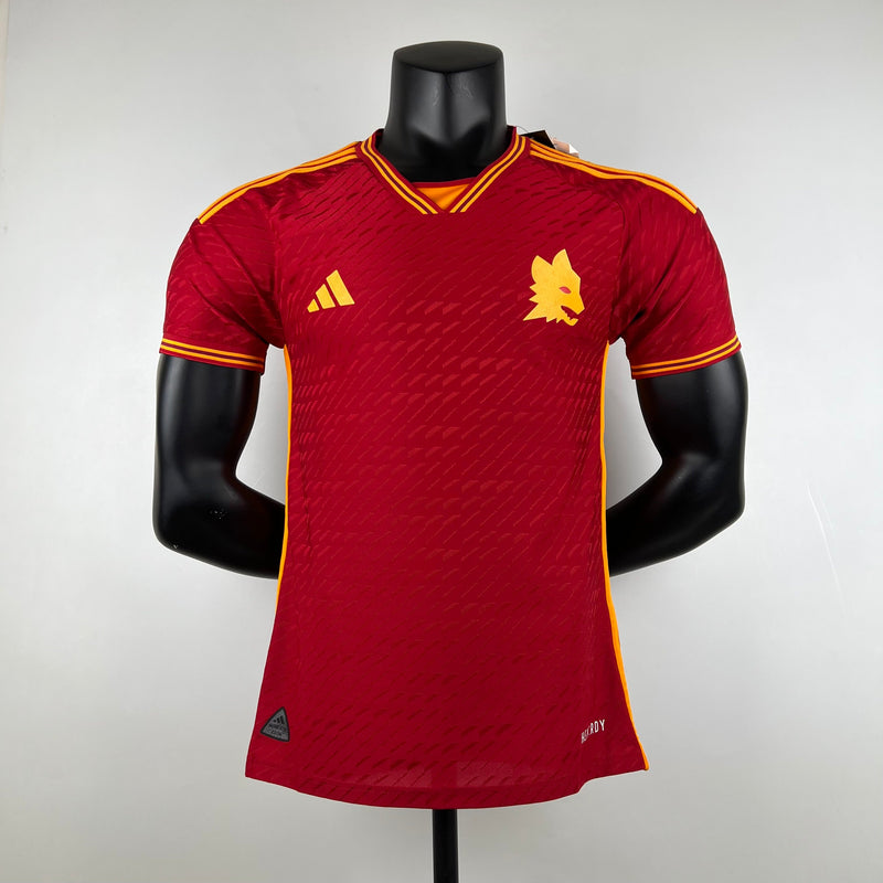 Camisa Roma I 23/24 Vermelha - Adidas - Masculino Jogador