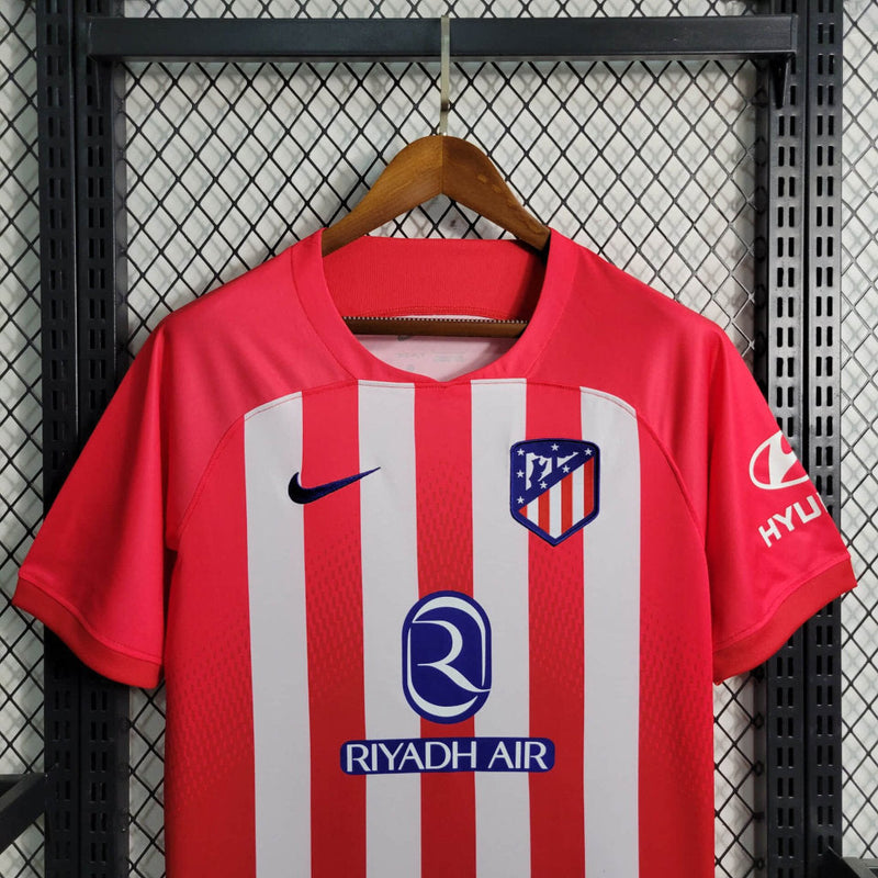 Camisa Atlético de Madrid I 23/24 Nike - Vermelha com Branco