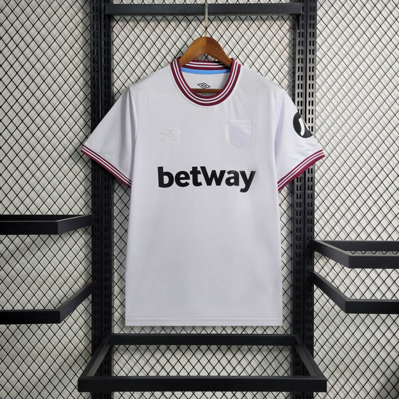 Camisa West Ham II 23/24 Umbro - Branca