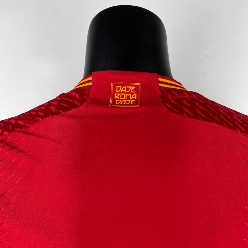 Camisa Roma I 23/24 Vermelha - Adidas - Masculino Jogador