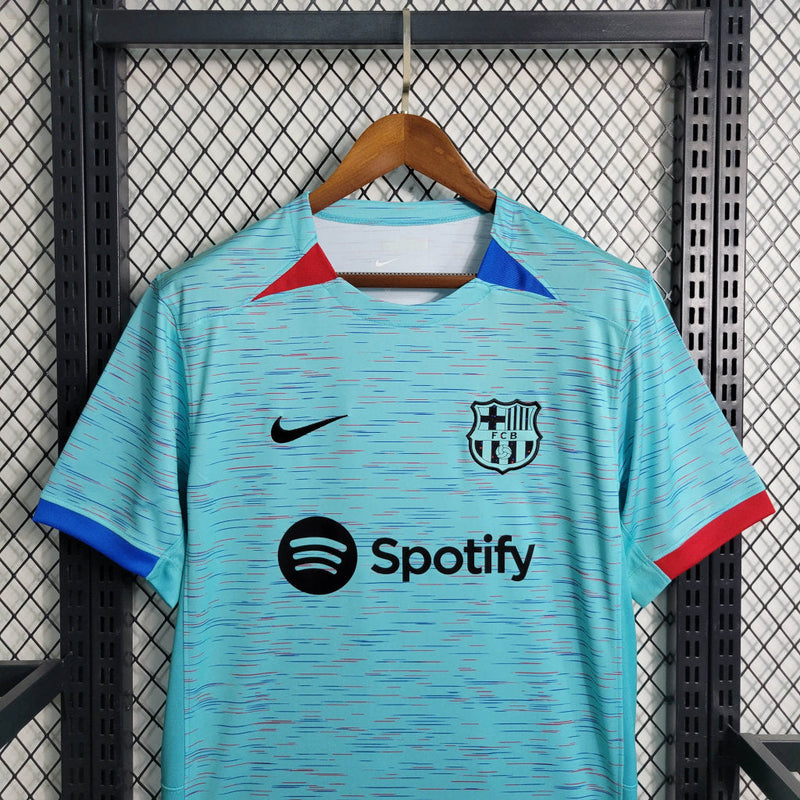 Camisa Barcelona III 23/24 Nike - Azul