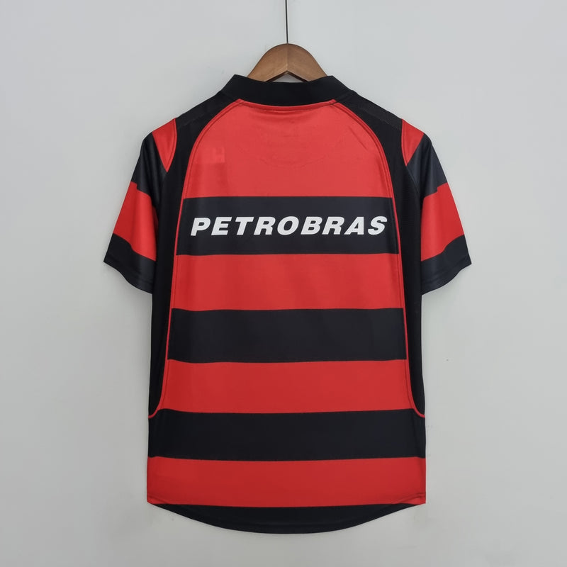 Camisa Flamengo Retrô 2003/2004 - Vermelha e Preta