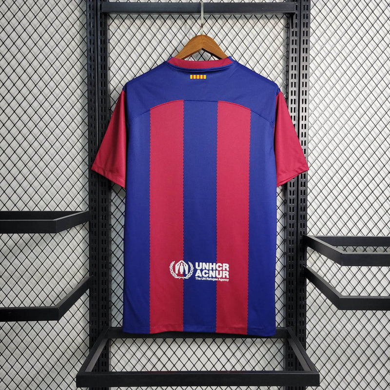 Camisa Barcelona I 23/24 Nike - Grená