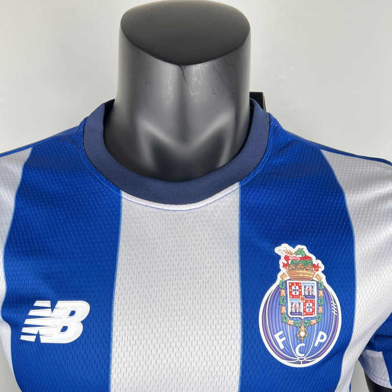 Camisa Porto I 23/24 Azul e Branco - New Balance - Masculino Jogador