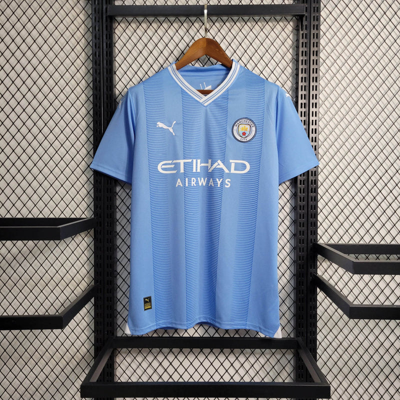 Camisa Manchester City I 23/24 Puma - Azul