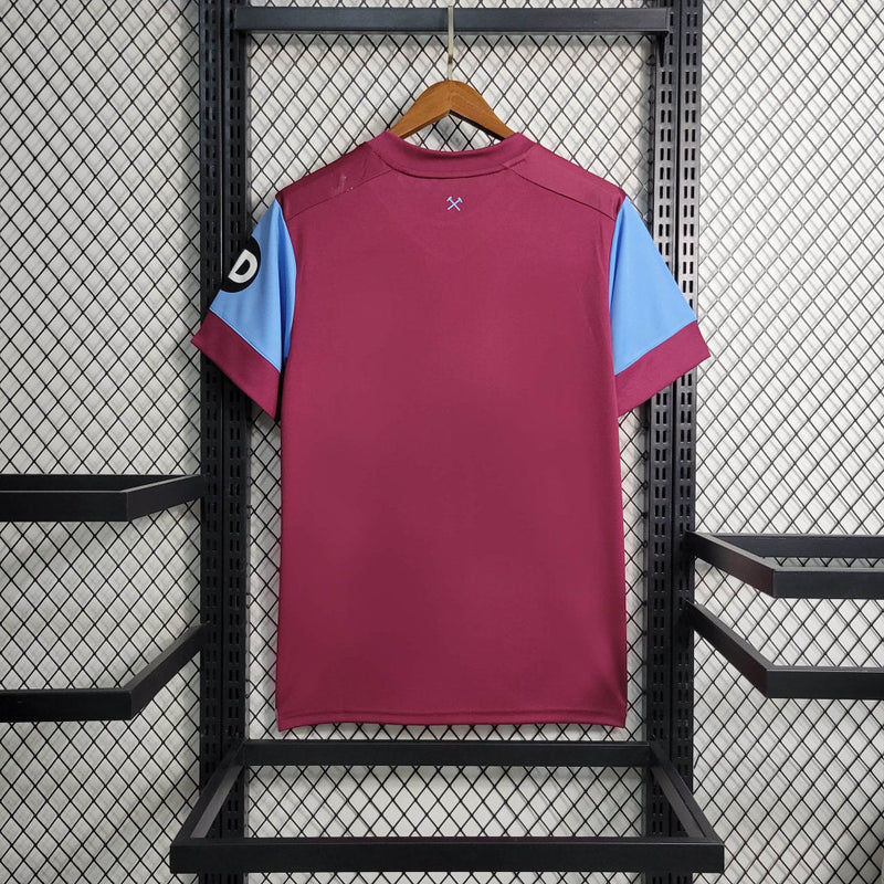 Camisa West Ham I 23/24 Umbro - Vinho