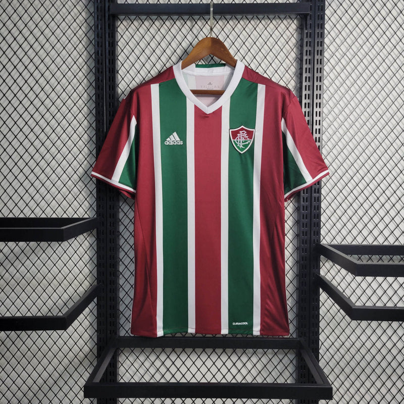 Camisa Fluminense Retrô 16/17 Vermelha e Verde - Adidas