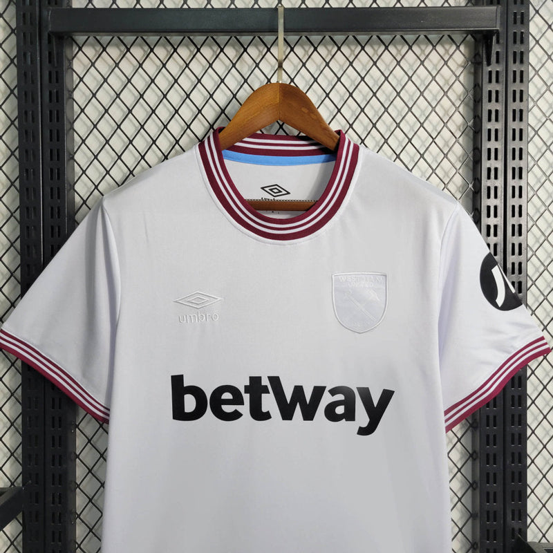 Camisa West Ham II 23/24 Umbro - Branca