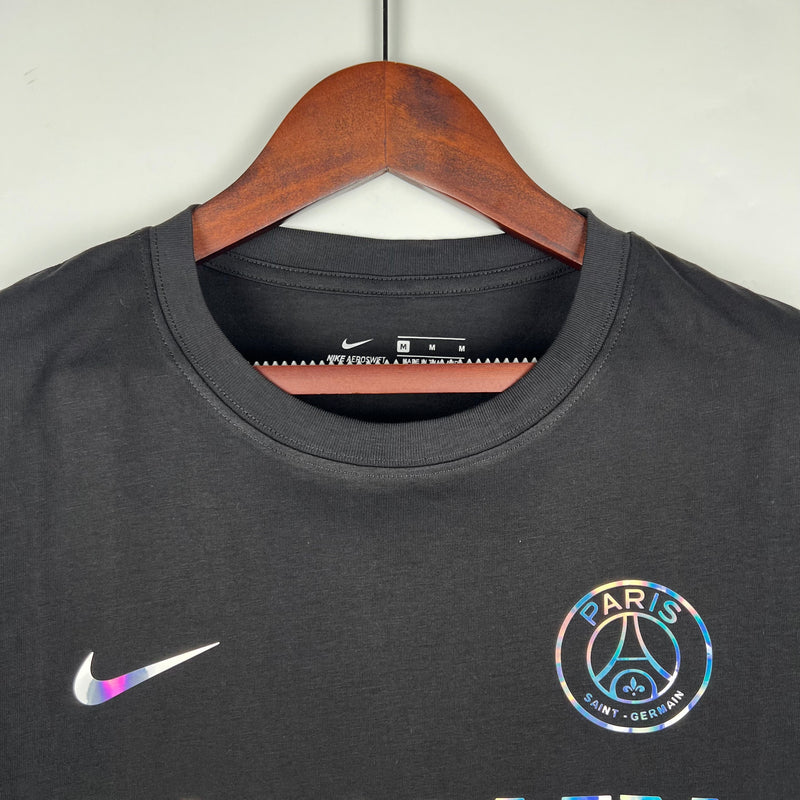 Camisa PSG Cotton T-shirt 23/24 - Preta