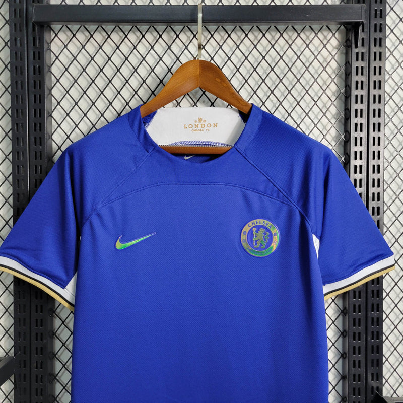 Camisa Chelsea I 23/24 Nike - Azul