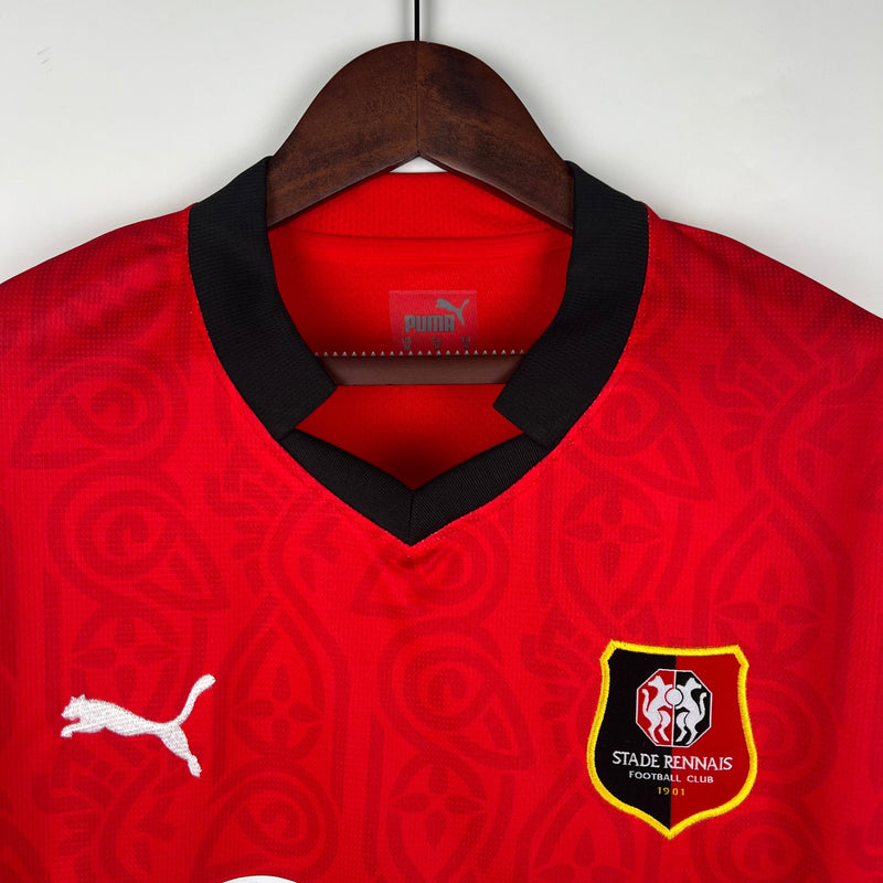 Camisa Rennes I 23/24 - Vermelha