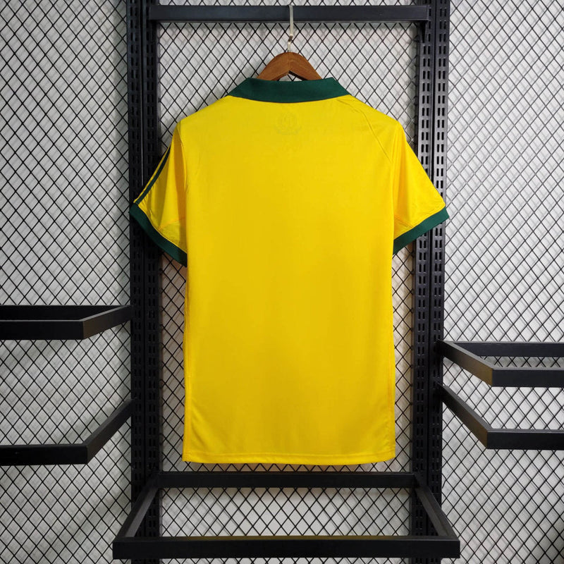 Camisa Palmeiras Retrô 2014 Amarelo Fluorescente - Adidas