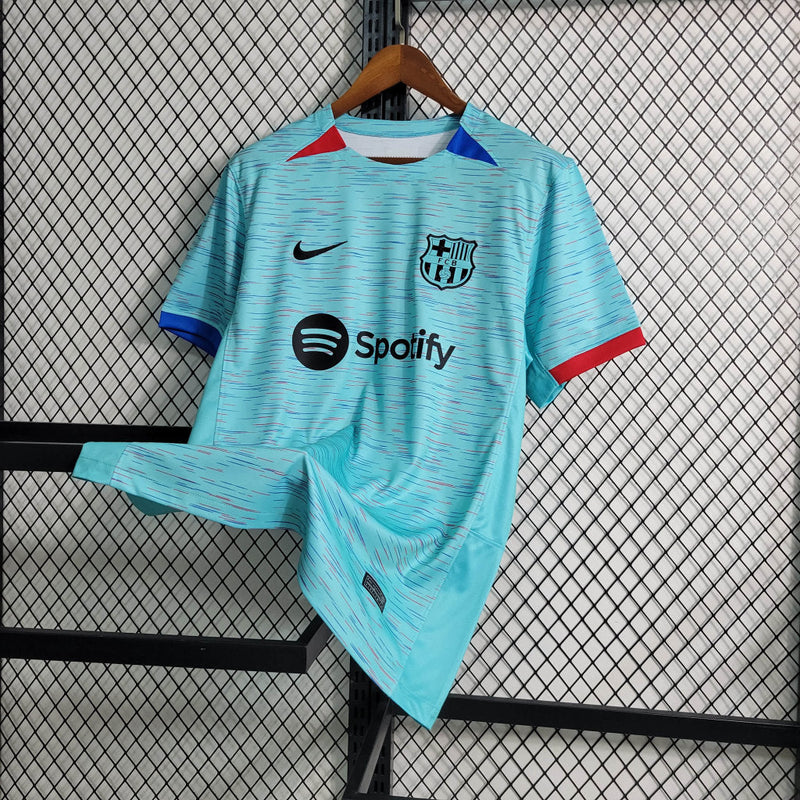 Camisa Barcelona III 23/24 Nike - Azul