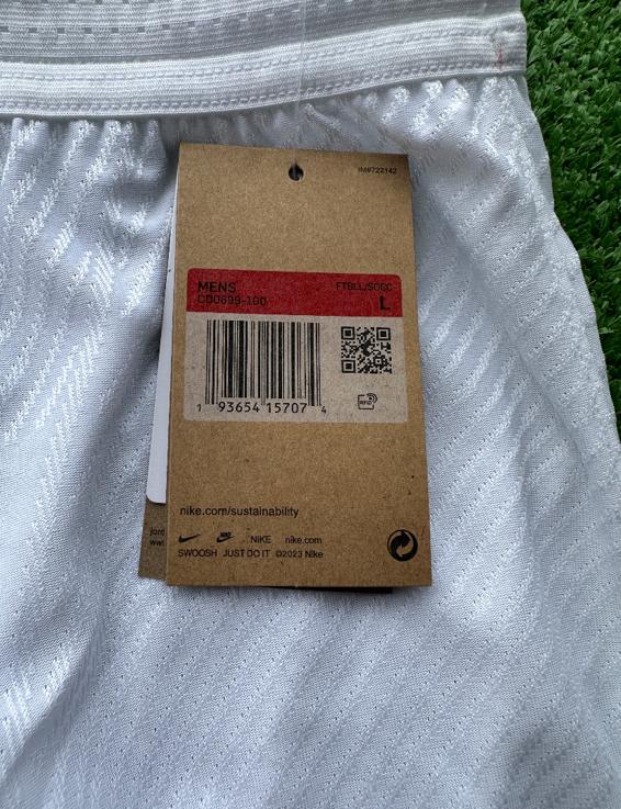 Short Psg Branco 23/24 - Nike - PRONTA ENTREGA