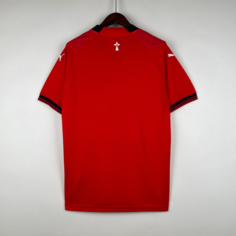 Camisa Rennes I 23/24 - Vermelha