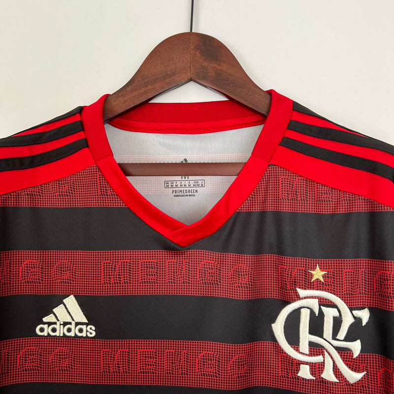 Camisa Flamengo Retrô 19-20 Vermelha e Preta - Nike