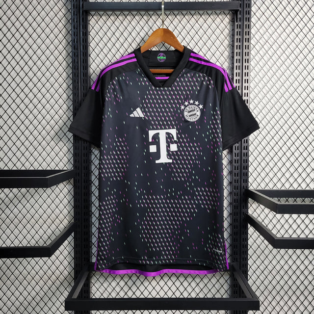 Camisa Bayern de Munique II 23/24 Adidas - Preto com Roxo