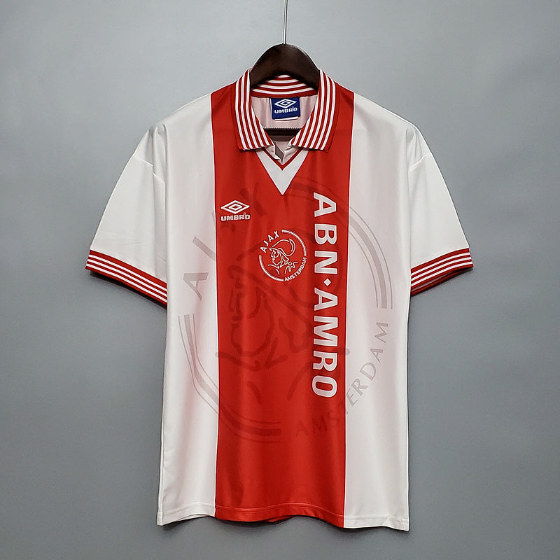 Camisa Ajax Retrô 1995/1996 Vermelha e Branca - Umbro