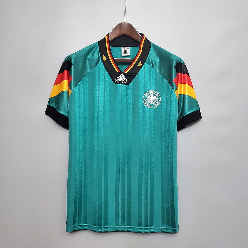 Camisa Seleção Alemanha Retrô 1992 Verde - Adidas - PRONTA ENTREGA