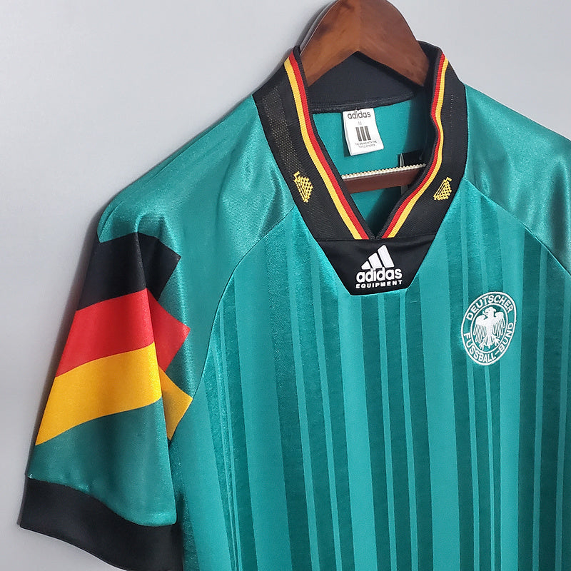 Camisa Seleção Alemanha Retrô 1992 Verde - Adidas - PRONTA ENTREGA