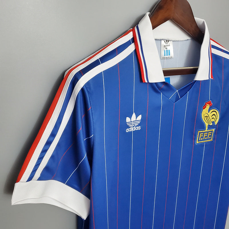 Camisa França Retrô 1982 Azul - Adidas