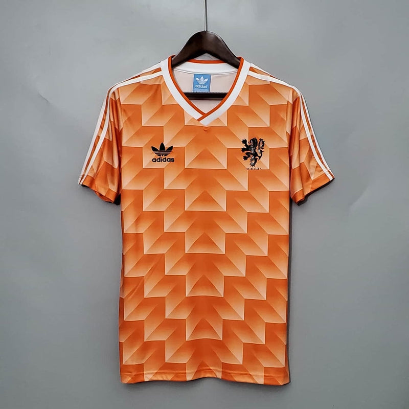 Camisa Holanda Retrô 1988 Laranja - Adidas - PRONTA ENTREGA