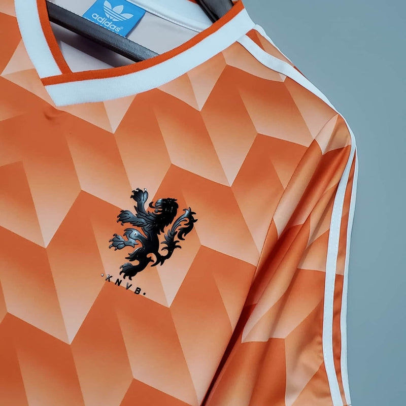 Camisa Holanda Retrô 1988 Laranja - Adidas - PRONTA ENTREGA