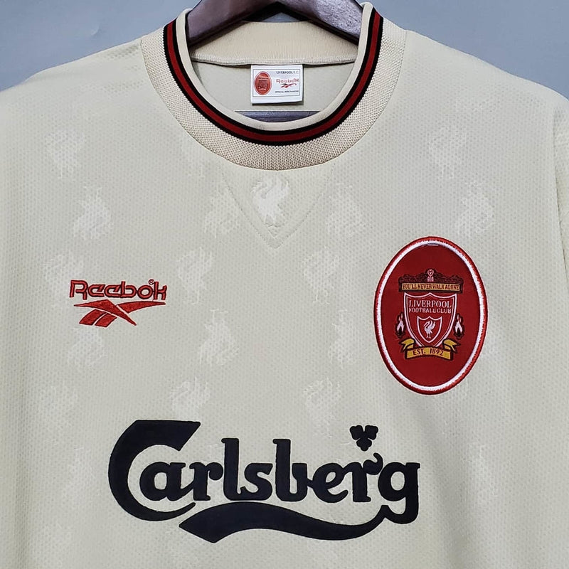 Camisa Liverpool Retrô 1996/1997 Branca - Reebok