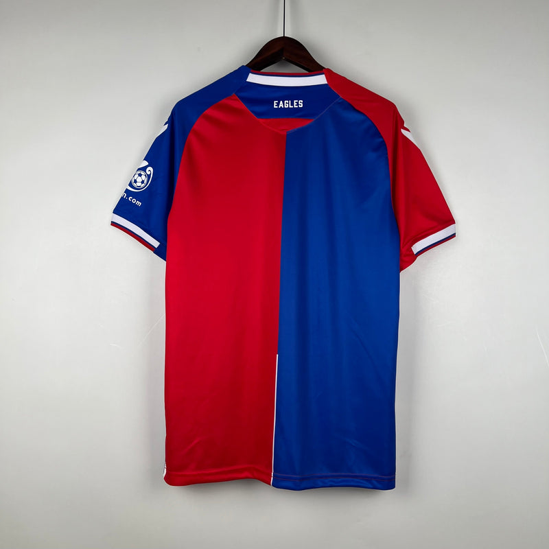 Camisa Crystal Palace I 23/24 - Azul e Vermelha