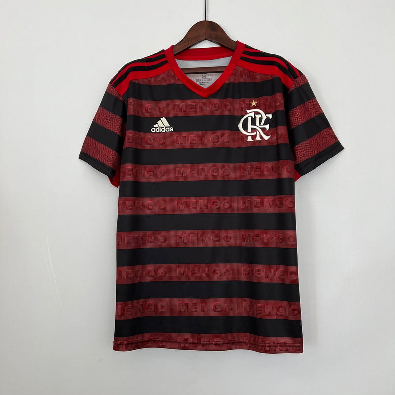 Camisa Flamengo Retrô 19-20 Vermelha e Preta - Nike